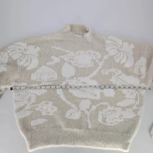 Desigual Womens Cream Floral Zurich Sweater Jumper NEW - US Size L / EU Size XL - Image 9