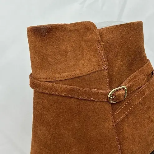 Draper James TEGAN booties in Cognac size 8.5 NWOB