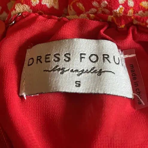 Dress Forum Button Down Flower Dress Small S