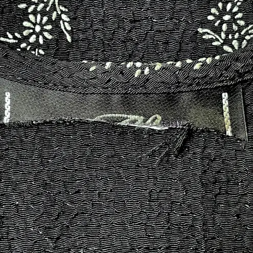 90s VTG Molly Malloy Sleeveless Floral Maxi Black Dress With Cover Women’s 12