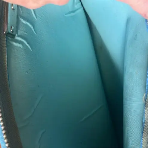 60s Vintage Samsonite Silhouette blue overnight luggage travel bag