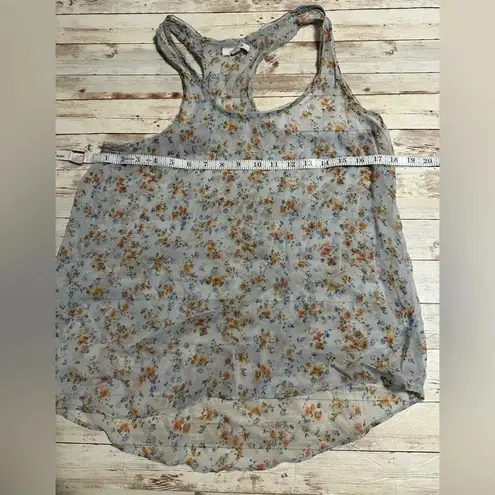 Aerie  Tank Top Size Small Lightweight Flowy Breezy Summer Blouse Floral