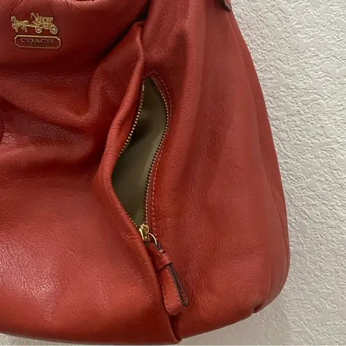 Coach  21224 Madison Isabelle Persimmon Hobo Shoulder Crossbody Bag