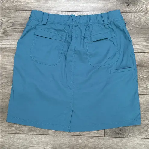 Duluth Dry On The Fly Mid Rise Hiking Casual Skirt Skort Blue Size 14