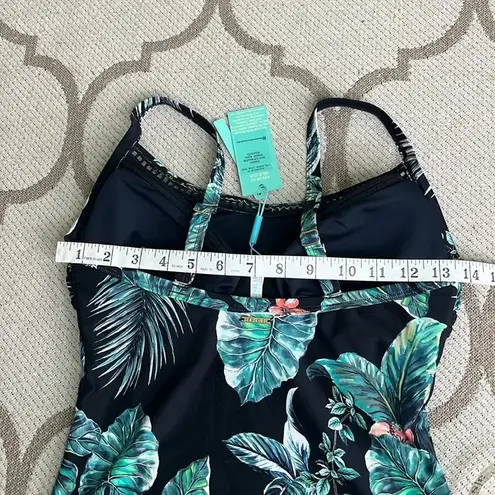 Sea Level Australia Tango DD/E cup bralette Singlet black tankini swim top Size 6