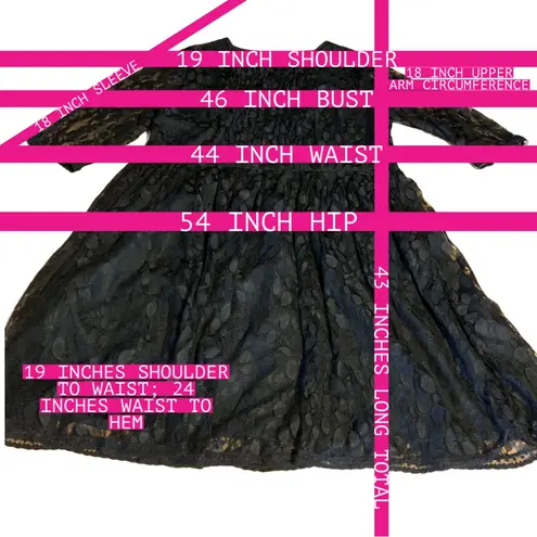 Eshakti BLACK LACE SHEATH MIDI DRESS (24W)