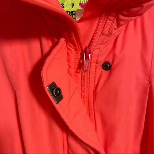 Obermeyer Sport Vintage 80’s 90’s S.K.I. Puffer Jacket bright orange retro