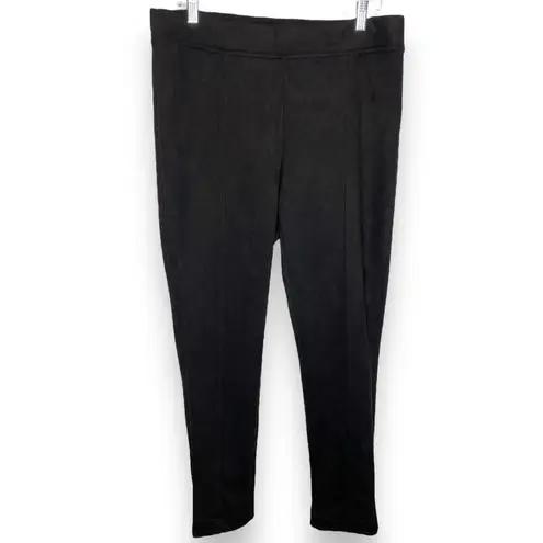 Andrew Marc Black Soft Stretch Faux Suede Pull On Pants