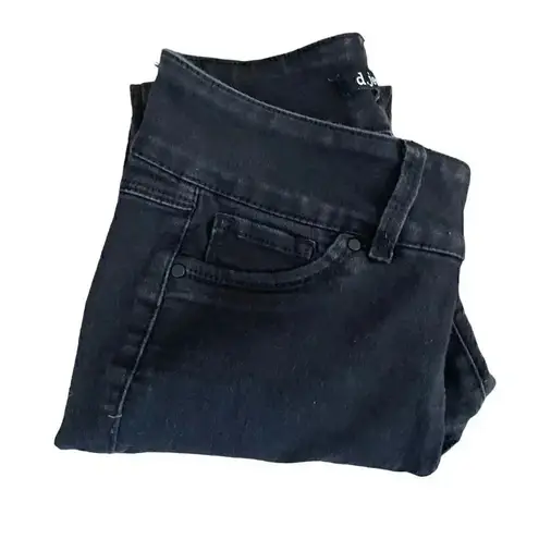 D. Jeans Black Womens Skinny High Waist Essential Classic Fit Jeans SZ 6 #1189