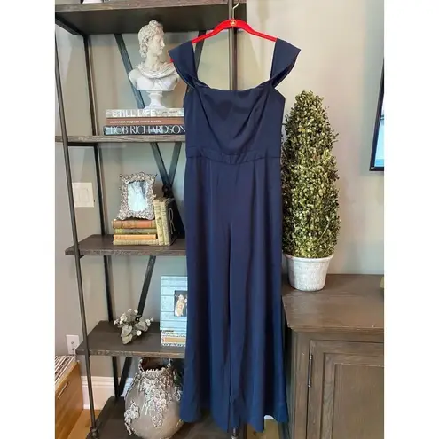 Jay Godfrey Brin Jumpsuit Midnight Navy Women's Size 8