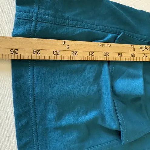 St. John Spa Blue Full Zip Hoodie Jacket Women's M Relaxed Fit Casual Loungewear