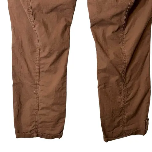 prAna Mari Capri Crop Pants Brown Outdoor Hiking Active Women’s 12 W41170059