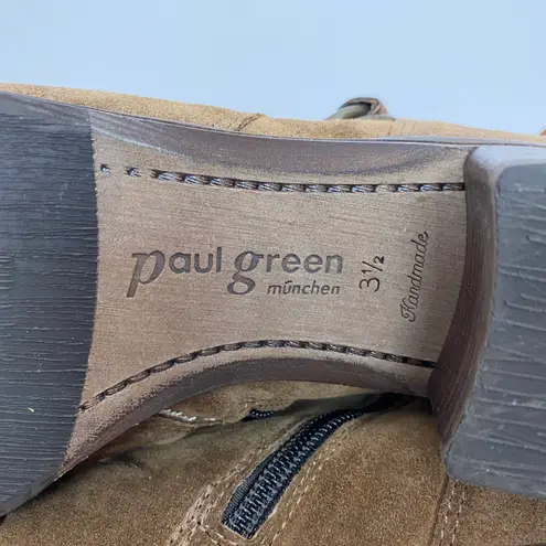 Paul Green Newbury Boot Coffee Suede Brown Size 6