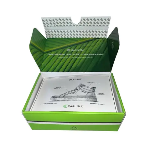 CARIUMA Oca High Pantone Lion Canvas Contrast Thread Sneakers 8.5 Women’s Brown