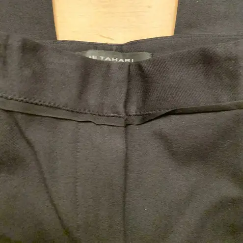 Elie Tahari NWT Alanis Cropped Pant Black Size 0 new
