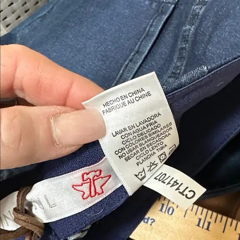 Tin Haul HARLOW High Rise Western Dark Blue Flare Jeans 30R = 32” inseam Rodeo