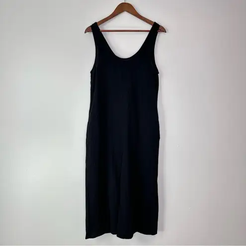 Tavik + Swimwear Bryony Cotton Gauze Jumpsuit Black Size M Size M