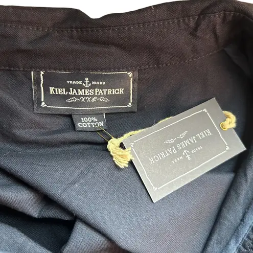 Kiel James Patrick Womans Dress Size XXL Navy Nautical Preppy Old Money Coastal