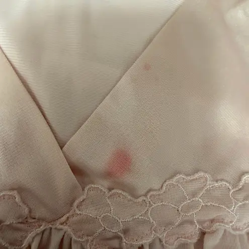 Vanity Fair Vintage Pink Nylon Nightgown XL Made in USA