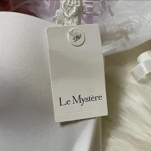 Le Mystere Bridal Seduction Bustier Garters Size 32B White