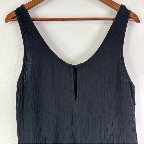 Tavik + Swimwear Bryony Cotton Gauze Jumpsuit Black Size M Size M