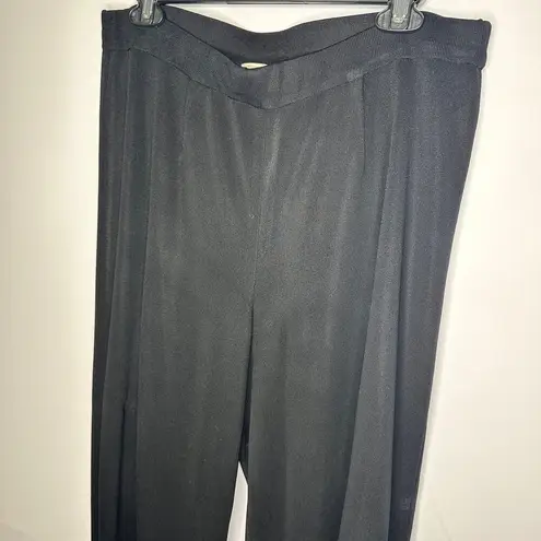 Misook Black Ultra High Rise Straight Dress Pants Women's Medium