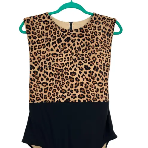 Summersalt The Surf Swimsuit One Piece Leopard Print Black Size US 10