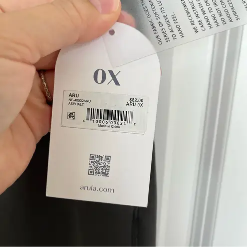 NEW Arula Super Soft Lounge Pants Plus Size 0X (XL) NWT Gray