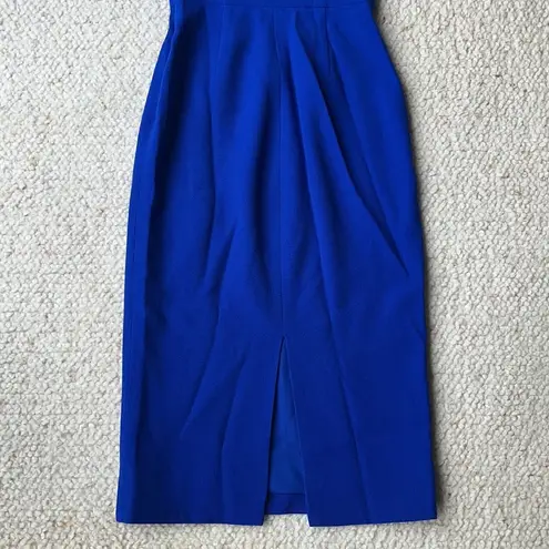 Dress the Population Tiffany One Shoulder Electric Blue Dress XXS 2XS