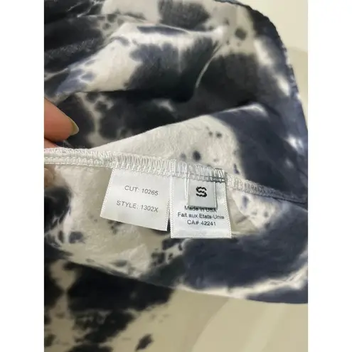 Stark X Women's Spiral Tie Dye Princess Top Sz S Gray