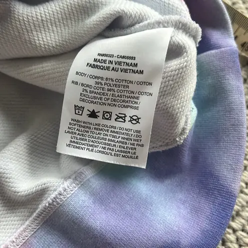 Nike  crop tie die hoodie