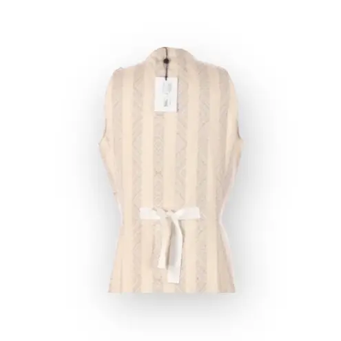 Altuzarra Luxe: new ꕥ Blanche Grosgrain Tie Pom Pom Dress ꕥ Parchment Stripe ꕥ