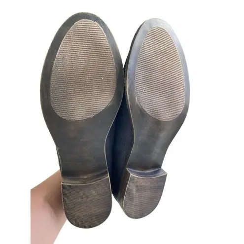 Very Volatile Warner Oxford Flats Womens Size 10 Black Office Wear Lace Up Style