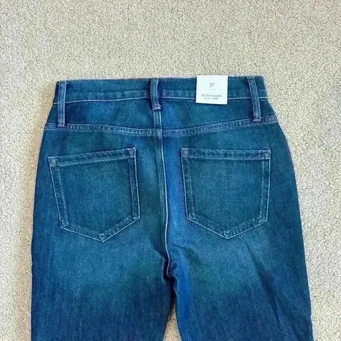 Outerknown NWT Outer Known Strand High Rise Skinny Jeans Dark Wash Blue Womens Size 27