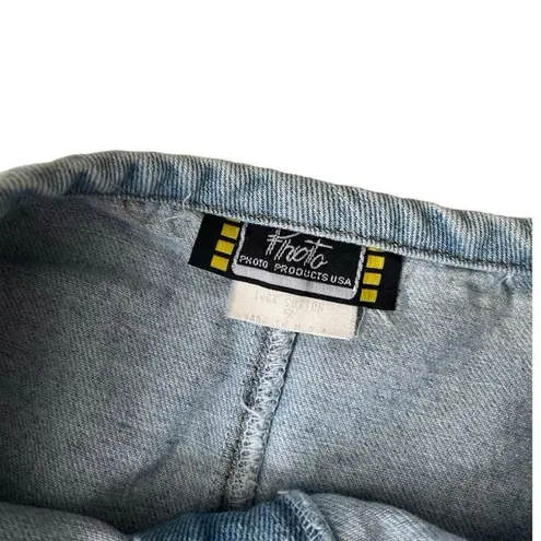 Y2k 90s Vintage Denim front button A