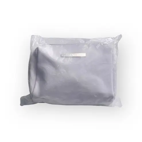 new Naked & Thriving đ’€ Ltd Ed Zip Vegan Leather Travel Case Bag đ’€White đ’€ White