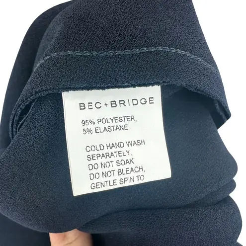 Bec & Bridge Be Mine Asymmetric One Shoulder Dress Ink Navy Blue Size US 12