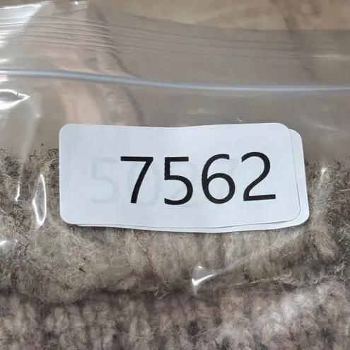 INC International Concepts Petite L Wool Angora Crochet Faux Fur Shrug Cardigan Tan Size undefined