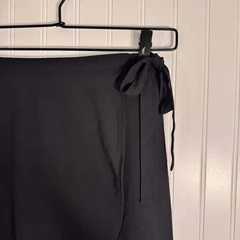 Aritzia Sunday Best Ariel Black Wrap Mini Skirt A
