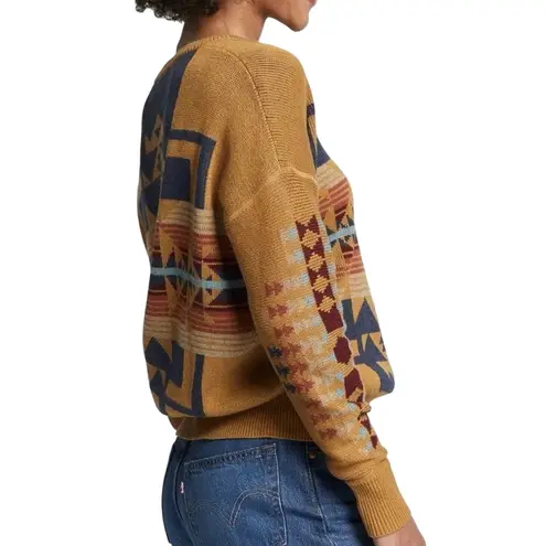 Pendleton Chief Joseph Graphic Cotton Pullover Sweater Size L New w/ Tag $149