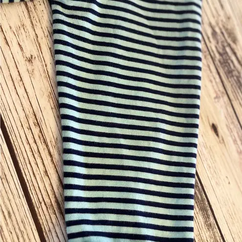 Coldwater Creek Striped Fleece Blouse Women’s 1X 18 XL Pullover Blue Shades