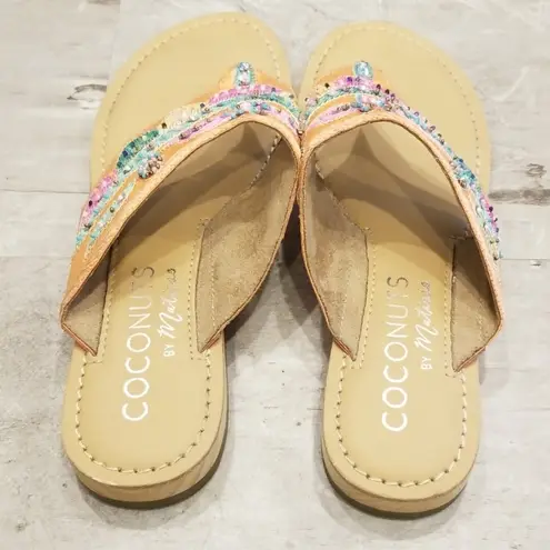 Coconuts by Matisse 💕💕 Beaded Thong Sandals 9