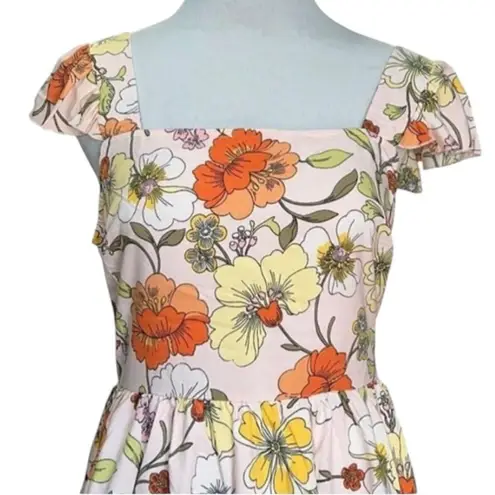 NEW Lottie & Holly BOG Collective Band of the Free Boho Mini Dress Size Small Pink