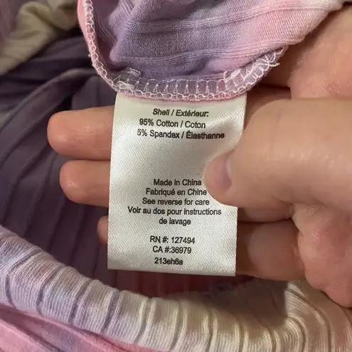 Heartloom Blair tie dye side slit ribbed skirt size S