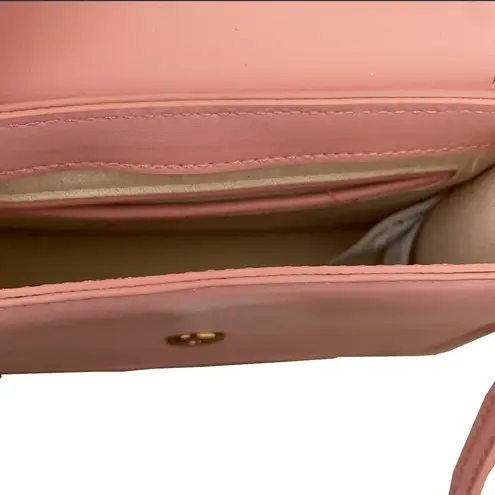 ZARA NWT PINK  PURSE WITH GOLD HARDWARE