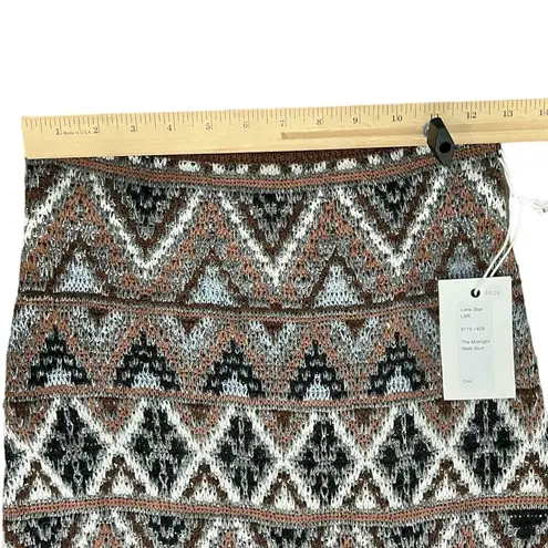 Mother Brown Midnight Walk Lone Star Halter Crop Top Sweater Skirt Set S NEW Tag