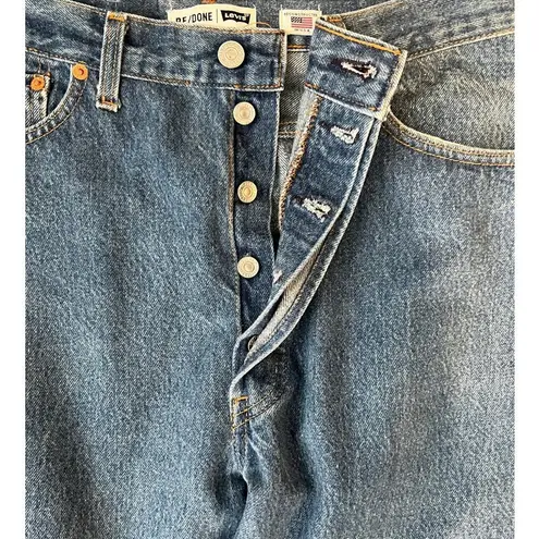 NEW RE/DONE x Levi's High Rise Ankle Crop Jeans Size 29 Blue