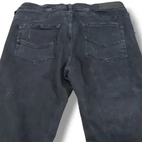 Zadig & Voltaire Eva Gris Destroy Deluxe Jeans Size 27 W30"L33" Distressed Black Denim Pants