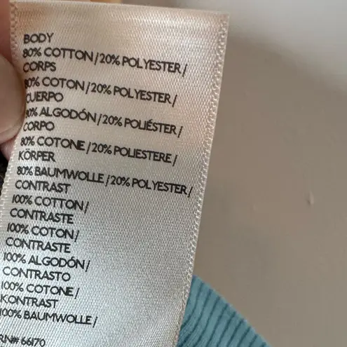 Free People New  Classic Striped Oversized Crewneck Large latte combo