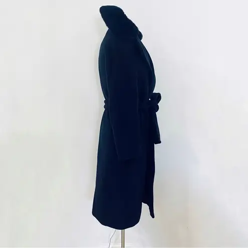 Club Monaco wool blend coat in dark Navy